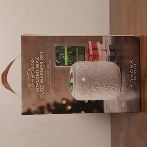 Sonoma 5 Piece Scented Wax Warmer Set NIB